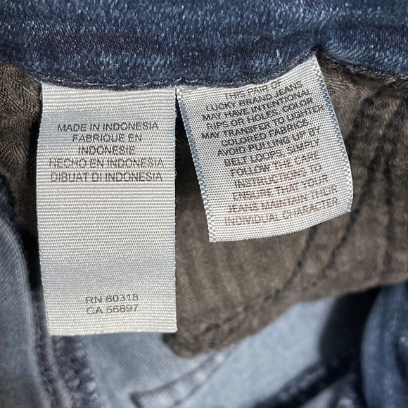 Lucky Brand Brooke Legging Jean Size 00 Distressed Pre-owned - Picture 10 of 13